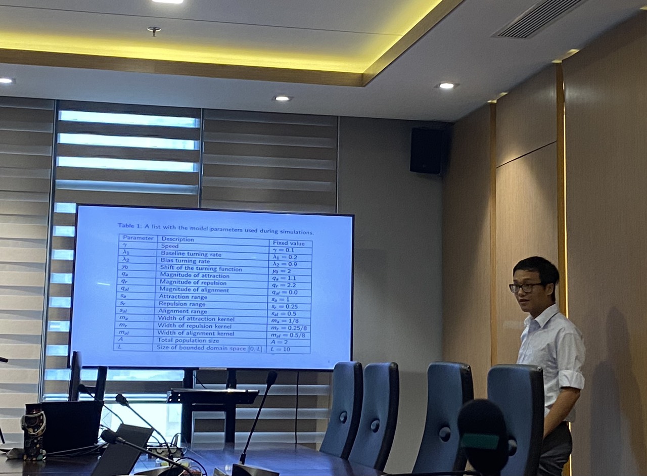 Seminar tháng 5/2024 của bộ môn Toán tài chính - chủ đề “Numerical challenges for the understanding of localised solutions  with different symmetries in